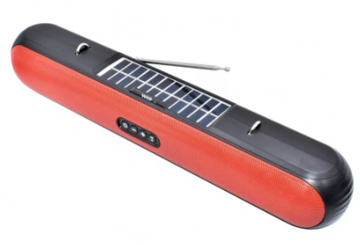 Boxa portabila HF F3 cu incarcare solara si Bluetooth USB TF AUX Radio